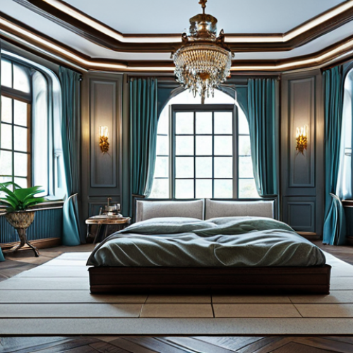 Home 18 Image Prompt 1: Interior Serenity and AI Integration**