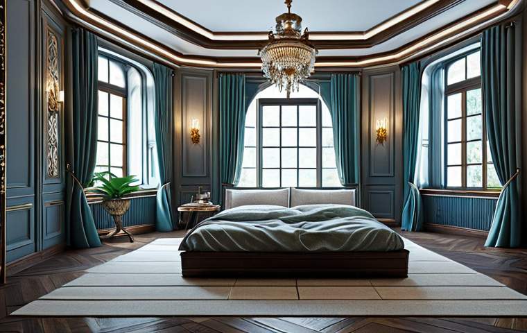 Image Prompt 1: Interior Serenity and AI Integration**